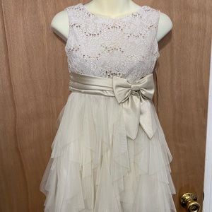 Rare Editions Ivory size 12 girls Brand New